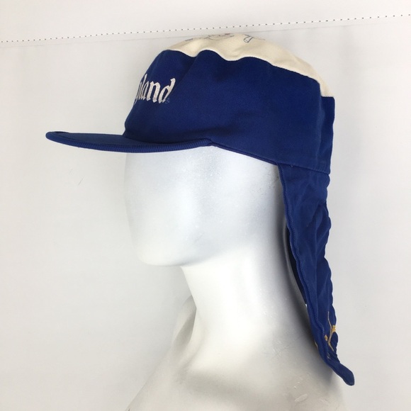 Vintage Walt Disney Productions Disneyland Hat Painters Neck Flap Mickey Mouse - Picture 12 of 16